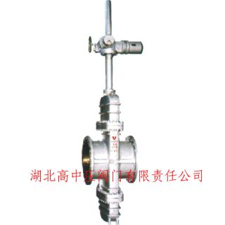                     有導(dǎo)流孔電動平板閘閥                